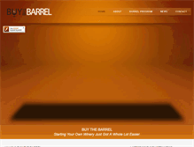 Tablet Screenshot of buythebarrel.net